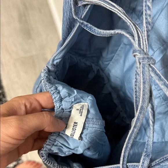 Hollister Denim Spaghetti romper Dress size small - Picture 3 of 4